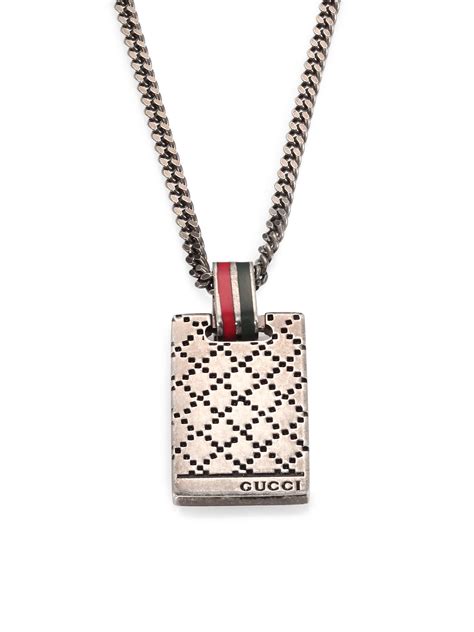 gucci men necklaces|gucci men's necklace sale.